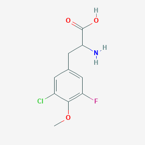 2-Amino-3-(3-chloro-5-fluoro-4-methoxyphenyl)propanoic acid