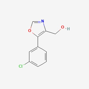 molecular formula C10H8ClNO2 B1462894 (5-(3-Chlorophenyl)oxazol-4-YL)methanol CAS No. 1020252-88-3