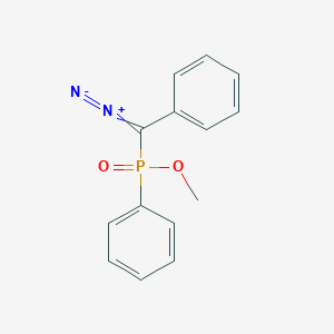 molecular formula C14H13N2O2P B14628954 Methyl [diazo(phenyl)methyl]phenylphosphinate CAS No. 56641-52-2