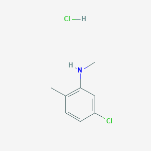 molecular formula C8H11Cl2N B1462899 5-Chloro-N,2-dimethylaniline hydrochloride CAS No. 1187386-18-0