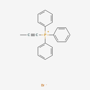 molecular formula C21H18BrP B14628992 Triphenyl(prop-1-yn-1-yl)phosphanium bromide CAS No. 54599-98-3