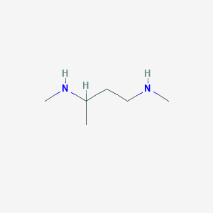 molecular formula C6H16N2 B14628998 N~1~,N~3~-Dimethylbutane-1,3-diamine CAS No. 57757-16-1