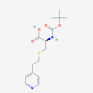 molecular formula C15H22N2O4S B1462903 Boc-S-[2-(4-pyridyl)ethyl]-L-cysteine CAS No. 151545-15-2