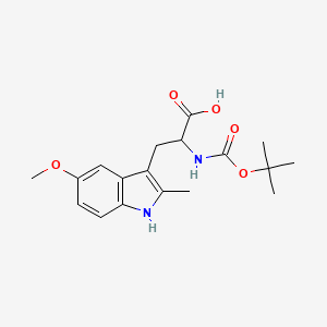 molecular formula C18H24N2O5 B1462905 Boc-5-methoxy-2-methyl-DL-tryptophan CAS No. 1219410-28-2