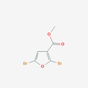 molecular formula C6H4Br2O3 B1462908 Methyl 2,5-dibromofuran-3-carboxylate CAS No. 1150271-26-3