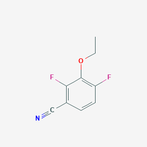 molecular formula C9H7F2NO B1462913 3-Ethoxy-2,4-difluorobenzonitrile CAS No. 1017778-32-3