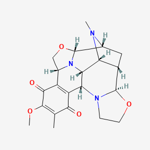 molecular formula C21H25N3O5 B14629139 S-Naphthyridinomycin A CAS No. 54913-26-7