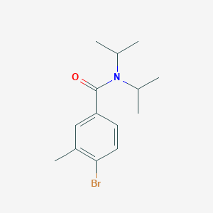 molecular formula C14H20BrNO B1462922 N,N-Diisopropyl-4-bromo-3-methylbenzamide CAS No. 52010-31-8