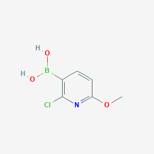 molecular formula C6H7BClNO3 B1462923 (2-Chloro-6-methoxypyridin-3-yl)boronic acid CAS No. 1072946-25-8