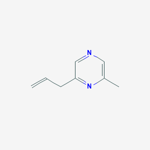 molecular formula C8H10N2 B14629261 2-Allyl-6-methylpyrazine CAS No. 55138-64-2