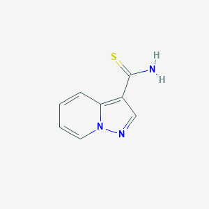 B1462947 Pyrazolo[1,5-A]pyridine-3-carbothioamide CAS No. 885275-44-5