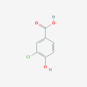 molecular formula C7H5ClO3 B146295 3-氯-4-羟基苯甲酸 CAS No. 3964-58-7