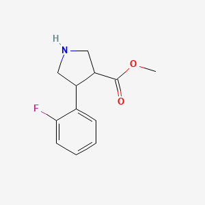 Methyl 4-(2-fluorophenyl)pyrrolidine-3-carboxylate