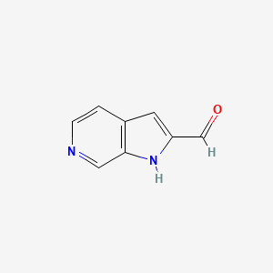 molecular formula C8H6N2O B1462962 1H-pyrrolo[2,3-c]pyridine-2-carbaldehyde CAS No. 867034-96-6
