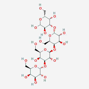 molecular formula C24H42O21 B1462965 3alpha,4beta,3alpha-Galactotetraose CAS No. 56038-38-1