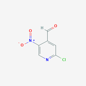 molecular formula C6H3ClN2O3 B1462967 2-Chloro-5-nitropyridine-4-carbaldehyde CAS No. 946136-72-7