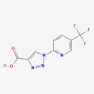 1-[5-(trifluoromethyl)pyridin-2-yl]-1H-1,2,3-triazole-4-carboxylic acid