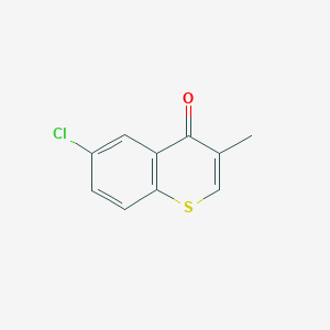molecular formula C10H7ClOS B1462975 6-chloro-3-methyl-4H-thiochromen-4-one CAS No. 214977-67-0