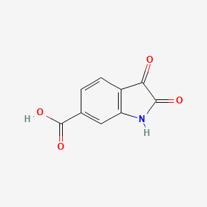 molecular formula C9H5NO4 B1462979 2,3-Dioxoindoline-6-carboxylic acid CAS No. 101870-10-4