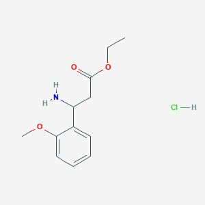 Ethyl 3-amino-3-(2-methoxyphenyl)propanoate hydrochloride