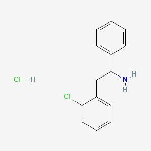 2-(2-Chlorophenyl)-1-phenylethan-1-amine hydrochloride