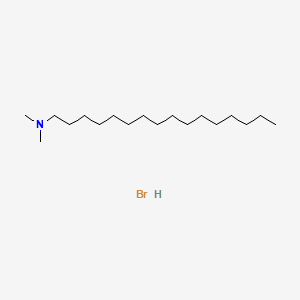 molecular formula C18H40BrN B14629901 Hexadecyldimethylammonium bromide CAS No. 53467-08-6