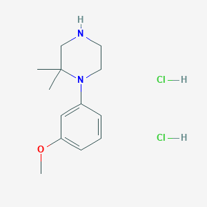 1-(3-Methoxyphenyl)-2,2-dimethylpiperazine dihydrochloride
