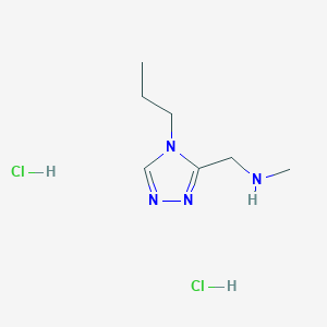 N-Methyl-1-(4-propyl-4H-1,2,4-triazol-3-yl)methanamine dihydrochloride