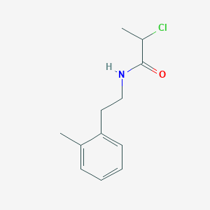2-chloro-N-[2-(2-methylphenyl)ethyl]propanamide