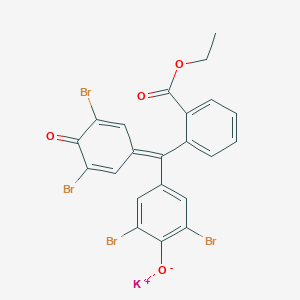molecular formula C22H13Br4KO4 B146300 Potassium tetrabromophenolphthalein ethyl ester CAS No. 62637-91-6