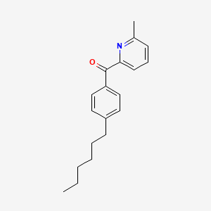 2-(4-Hexylbenzoyl)-6-methylpyridine