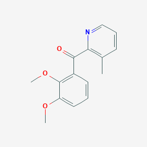 2-(2,3-Dimethoxybenzoyl)-3-methylpyridine