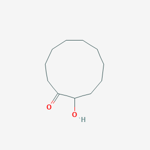 molecular formula C11H20O2 B14630060 2-Hydroxycycloundecan-1-one CAS No. 57620-93-6