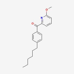 2-(4-Hexylbenzoyl)-6-methoxypyridine
