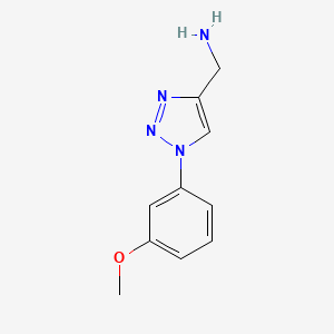 [1-(3-methoxyphenyl)-1H-1,2,3-triazol-4-yl]methanamine