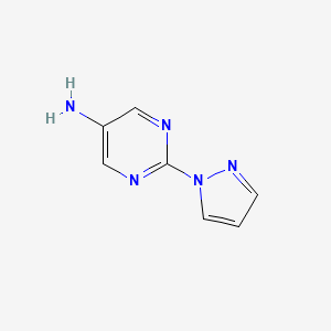 2-(1H-pyrazol-1-yl)pyrimidin-5-amine