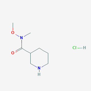 3-(Methoxy-Methyl-carbamoyl)piperidine Hydrochloride