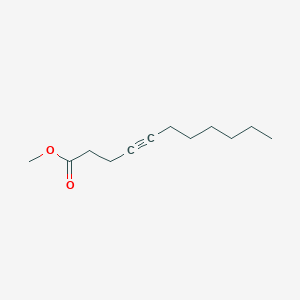 molecular formula C12H20O2 B14630152 Methyl undec-4-ynoate CAS No. 54298-98-5