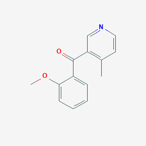 3-(2-Methoxybenzoyl)-4-methylpyridine