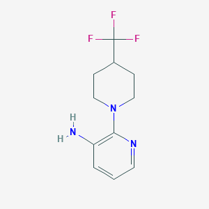 2-(4-(Trifluoromethyl)piperidin-1-yl)pyridin-3-amine