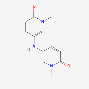 1-Methyl-5-[(1-methyl-6-oxo-1,6-dihydropyridin-3-yl)amino]-1,2-dihydropyridin-2-one