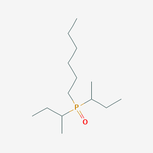 molecular formula C14H31OP B14630264 Disec-butyl-n-hexyl-phosphine oxide CAS No. 52911-10-1
