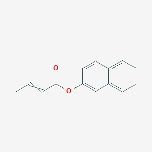 molecular formula C14H12O2 B14630289 Naphthalen-2-yl but-2-enoate CAS No. 56164-74-0