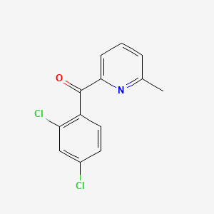 2-(2,4-Dichlorobenzoyl)-6-methylpyridine