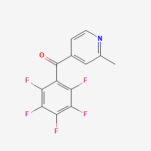 2-Methyl-4-(pentafluorobenzoyl)pyridine