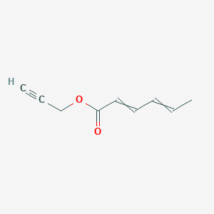 molecular formula C9H10O2 B14630319 Prop-2-yn-1-yl hexa-2,4-dienoate CAS No. 57323-14-5