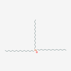 molecular formula C48H99AsO B14630323 Trihexadecyl(oxo)-lambda~5~-arsane CAS No. 53324-13-3