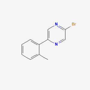 2-Bromo-5-(2-tolyl)pyrazine