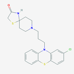 molecular formula C22H24ClN3OS2 B146304 Spiclomazine CAS No. 24527-27-3