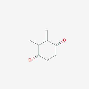 molecular formula C8H12O2 B14630436 2,3-Dimethylcyclohexane-1,4-dione CAS No. 55050-27-6